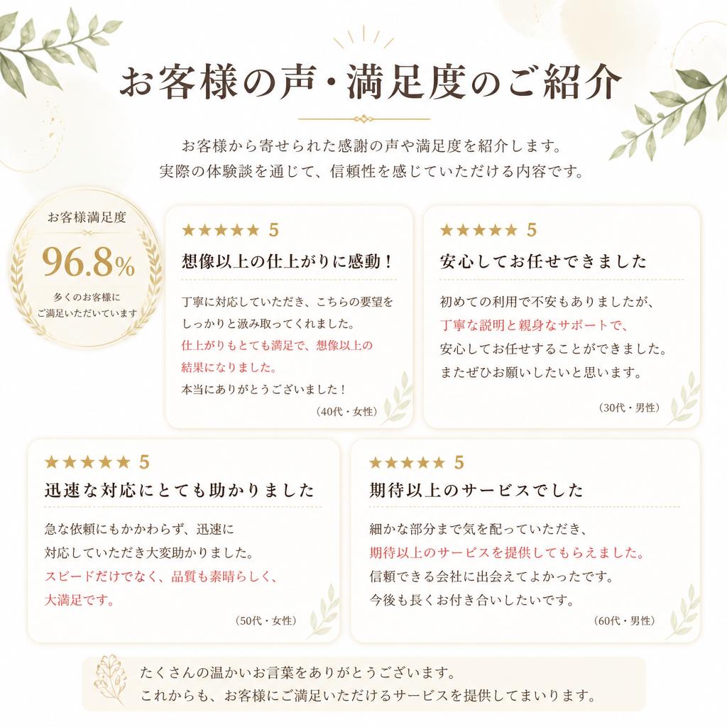 お客様の声