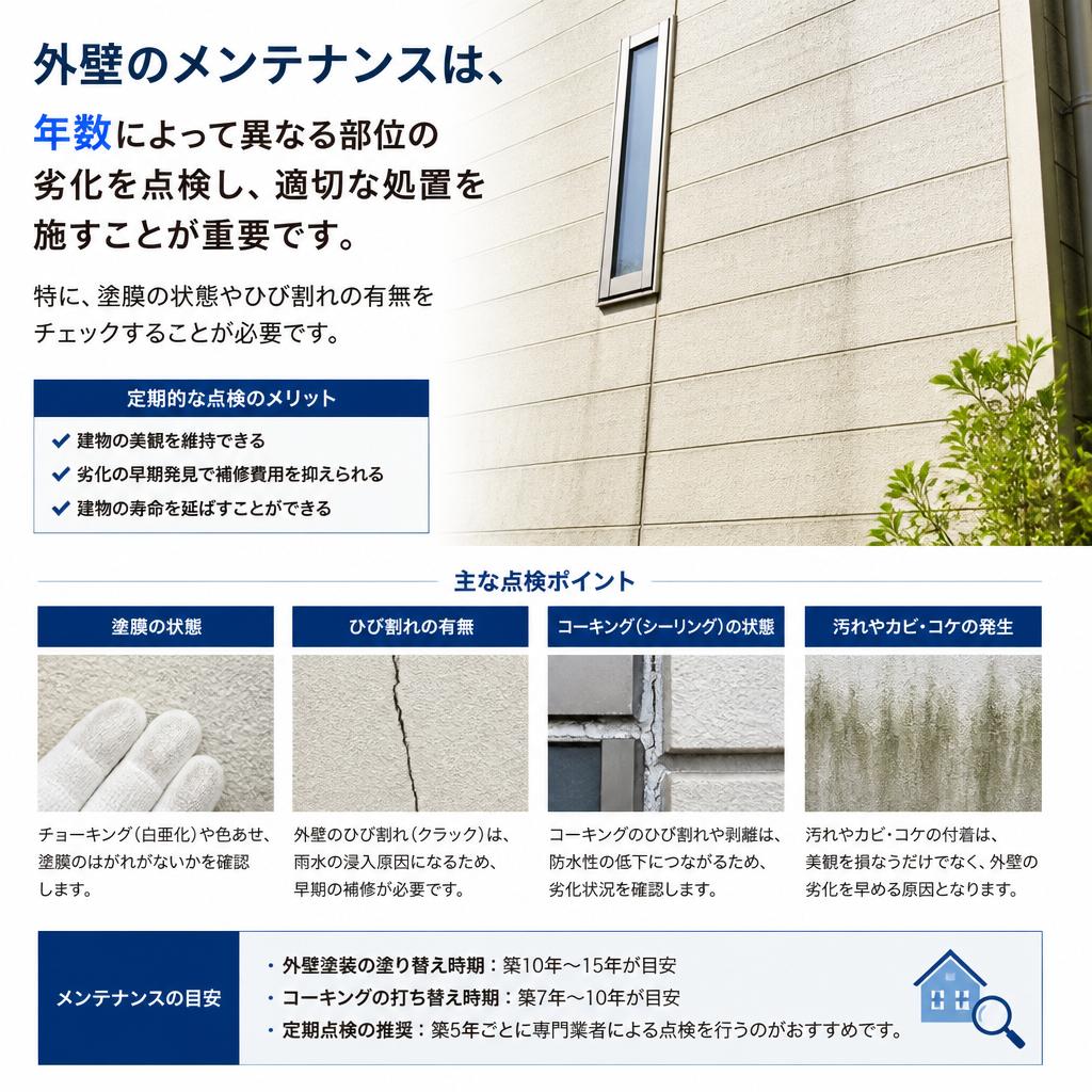 長持ちする外壁メンテナンスとは？