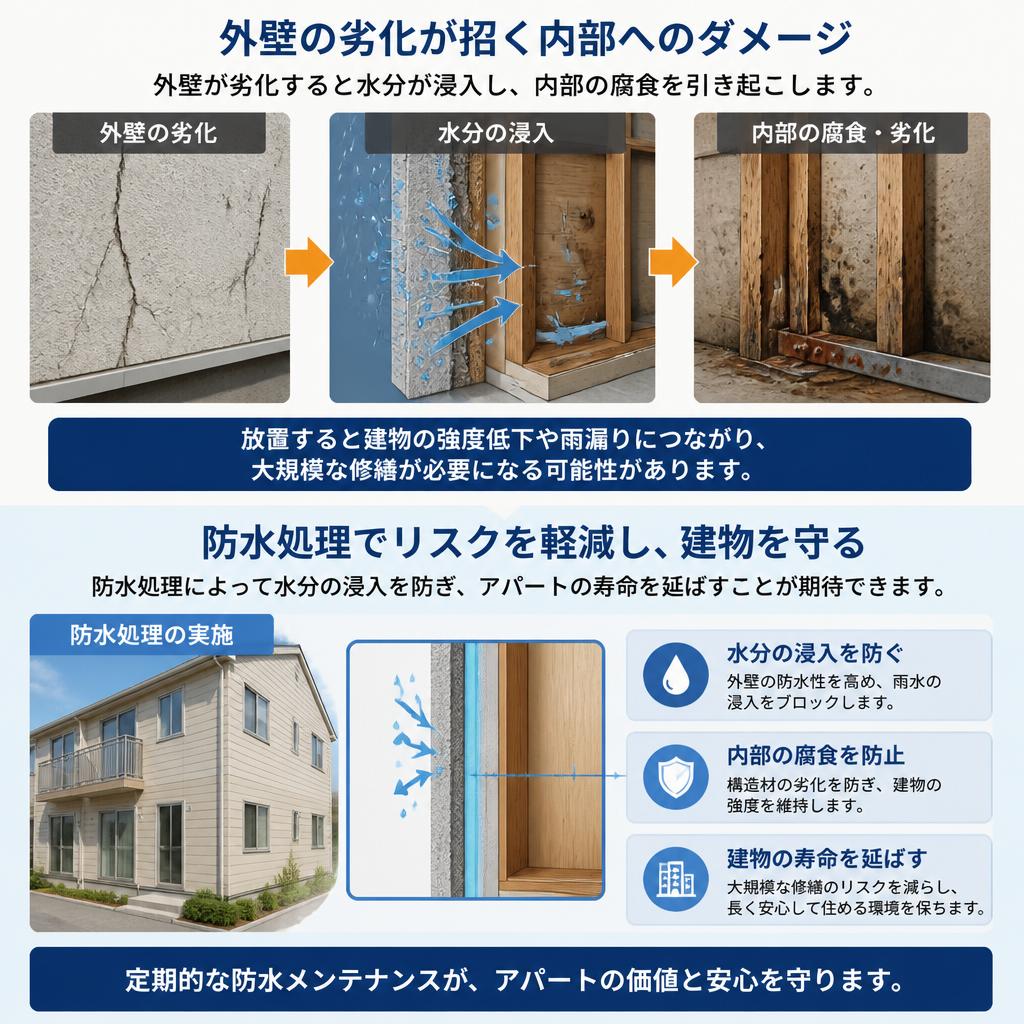 防水処理の必要性