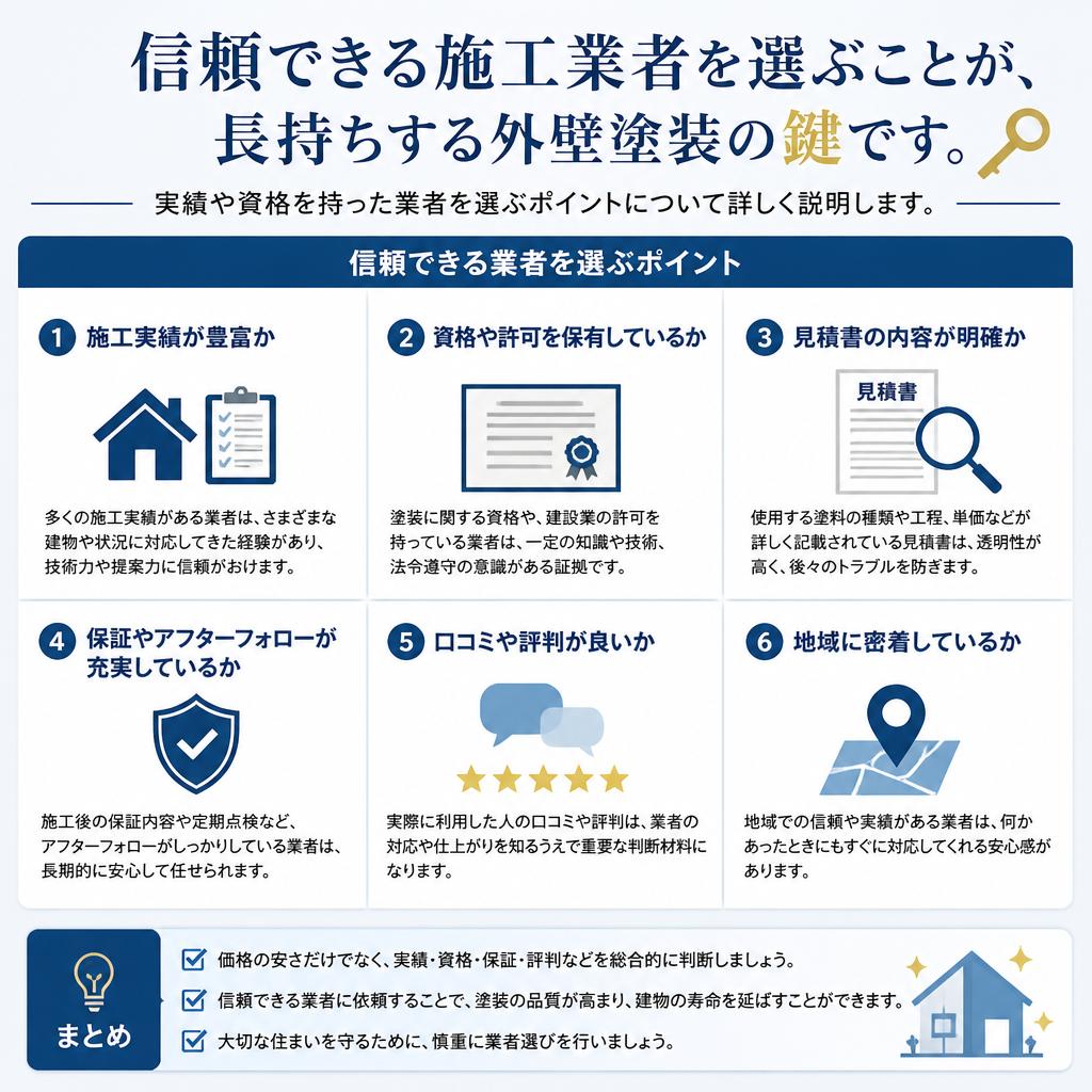 安心の施工業者選び