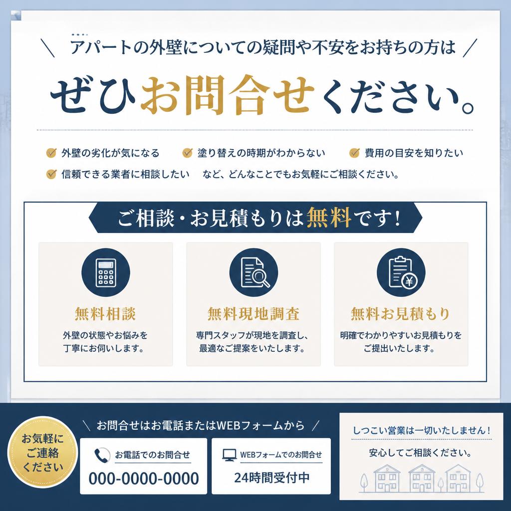 無料相談・見積もりのご案内