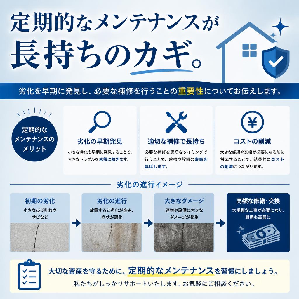 メンテナンスの重要性