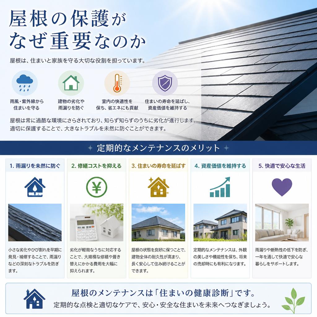 4. 屋根メンテナンスの重要性