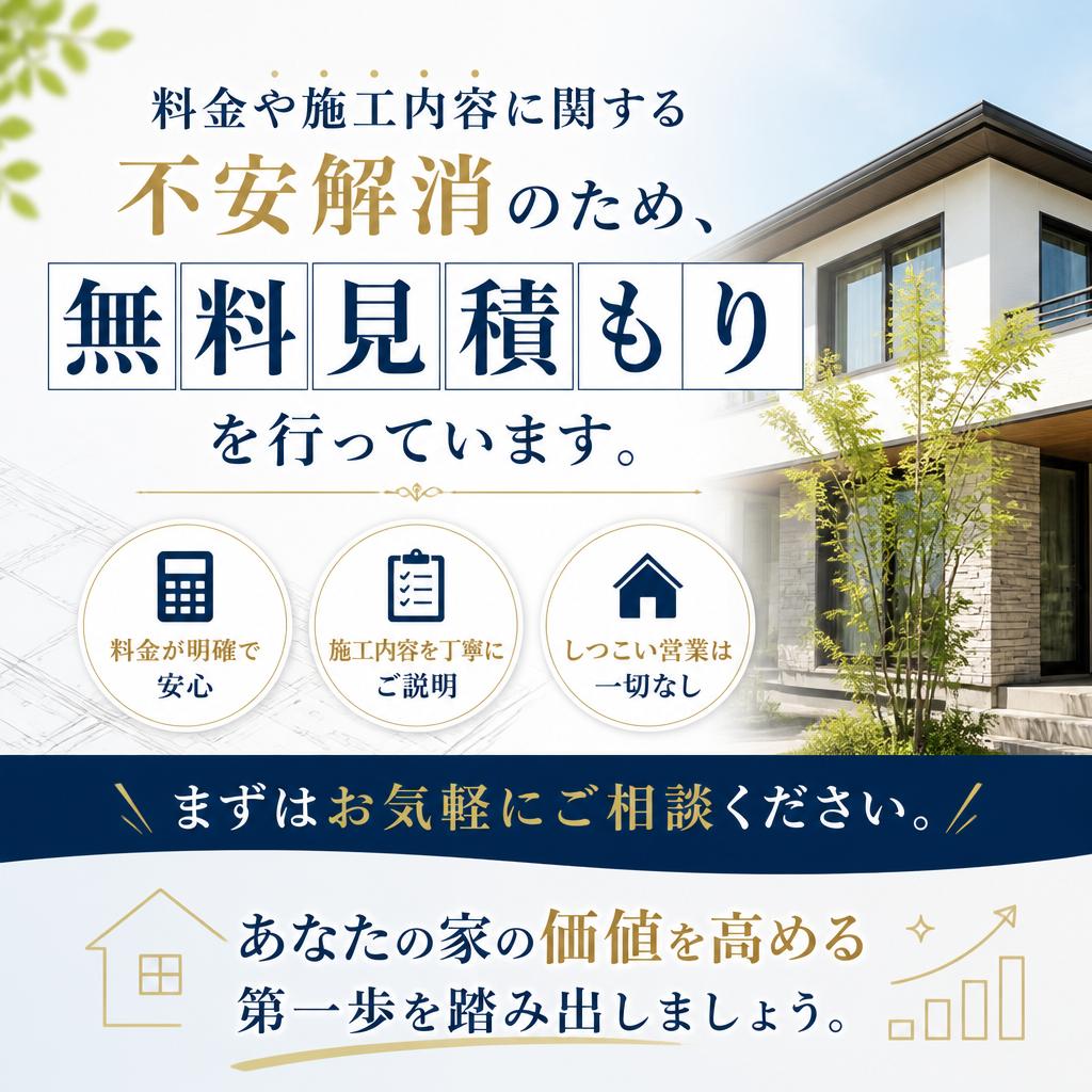 今すぐ無料見積もりを！