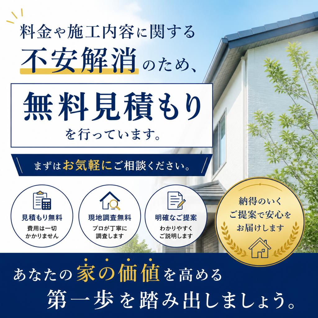 今すぐ無料見積もりを！