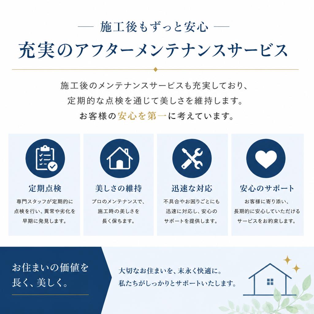 アフターフォローサービス