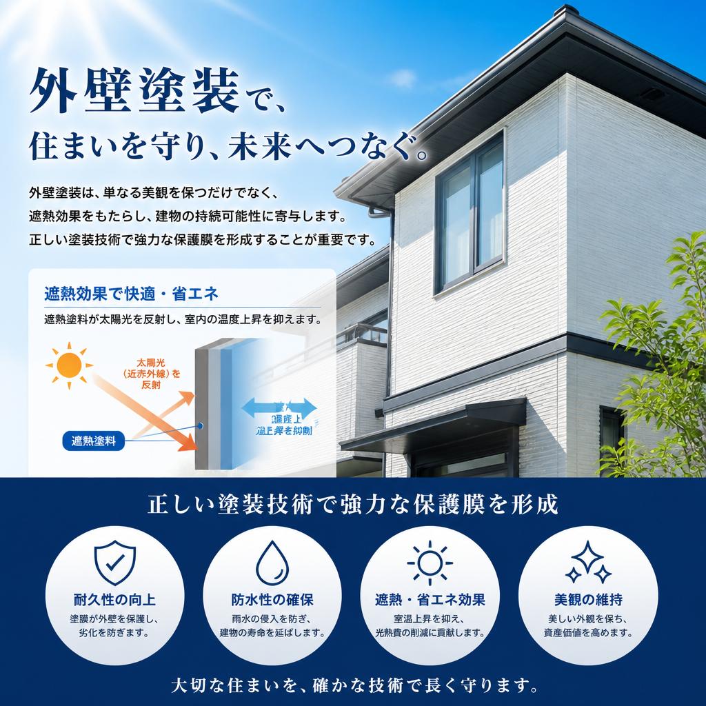 外壁塗装の重要性