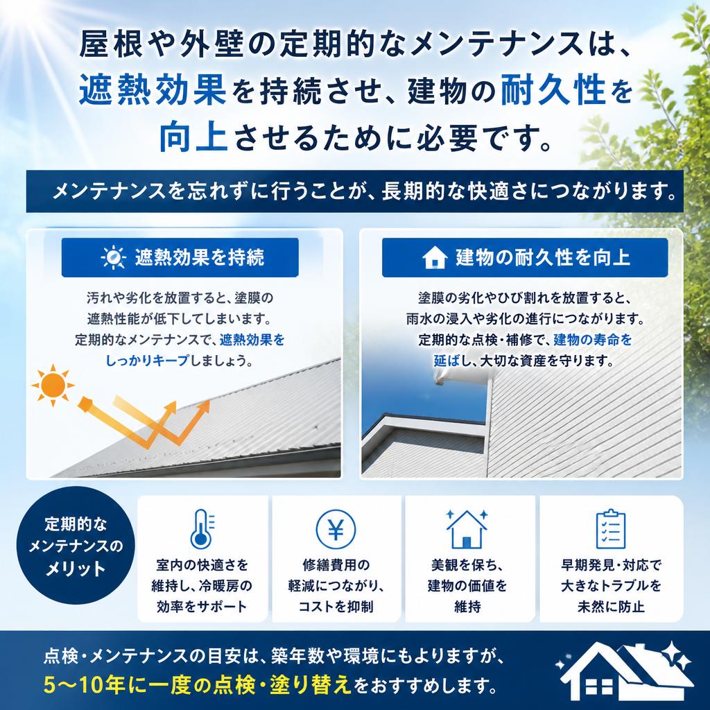 メンテナンスの重要性