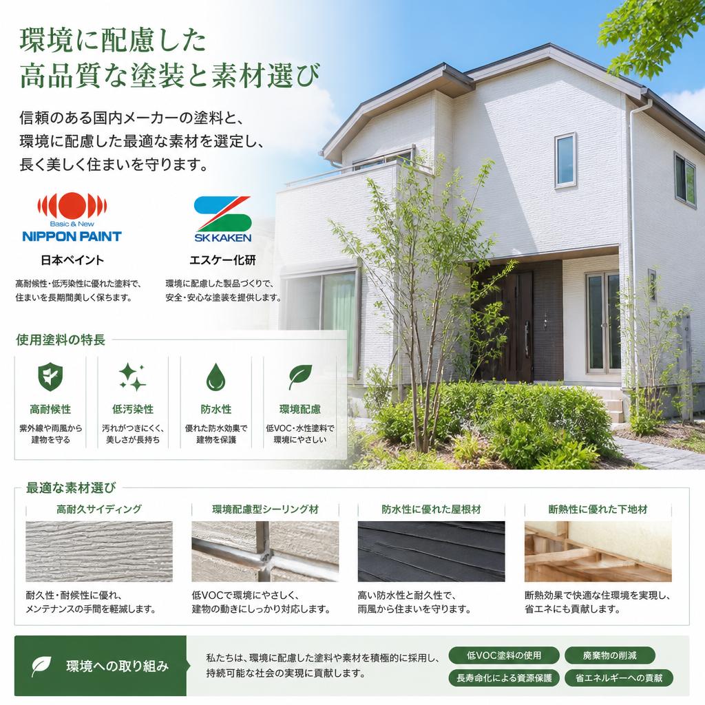 4. 使用する高品質な塗料