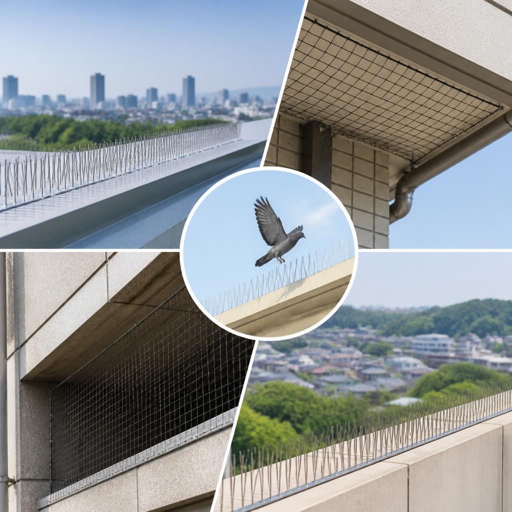 防鳥工事の効果