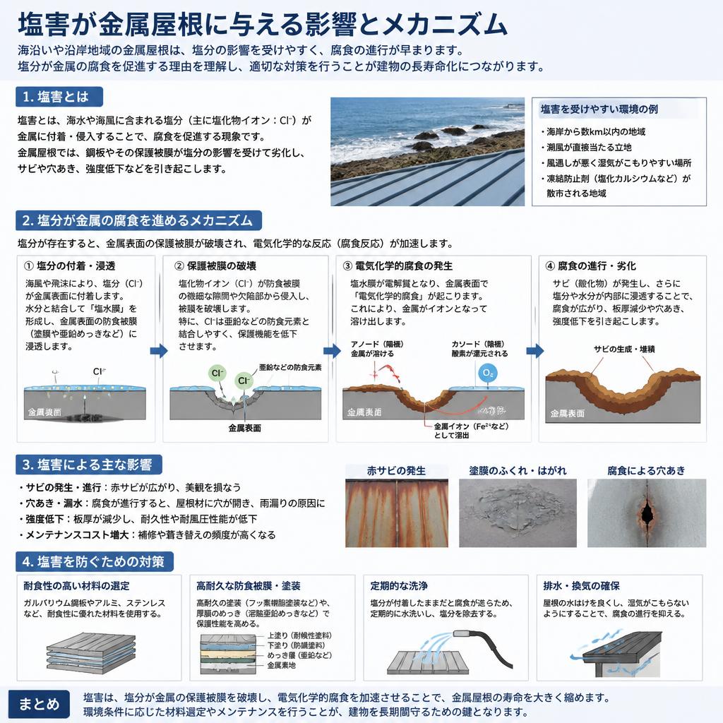 塩害のメカニズムとは？