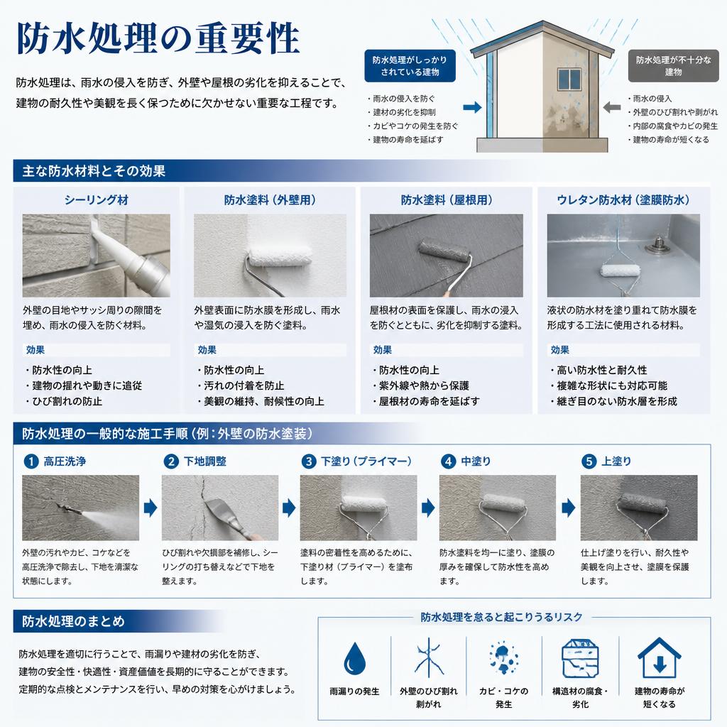 防水処理の重要性