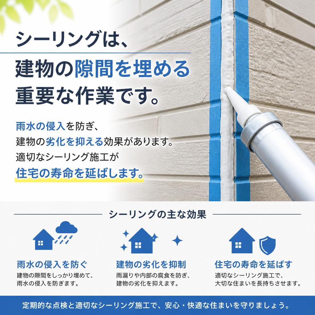 2. シーリング施工の役割とその重要性