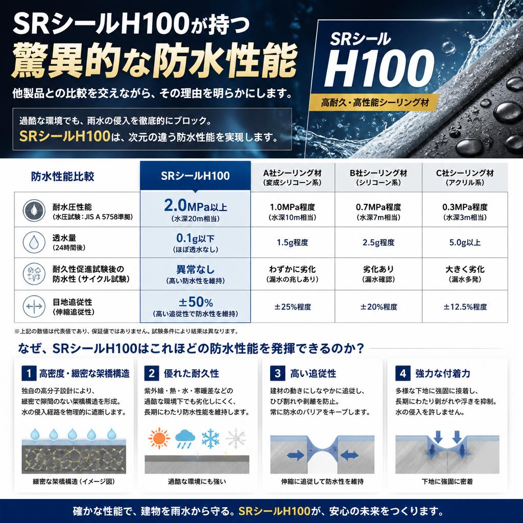 2. 高い防水性能の秘密
