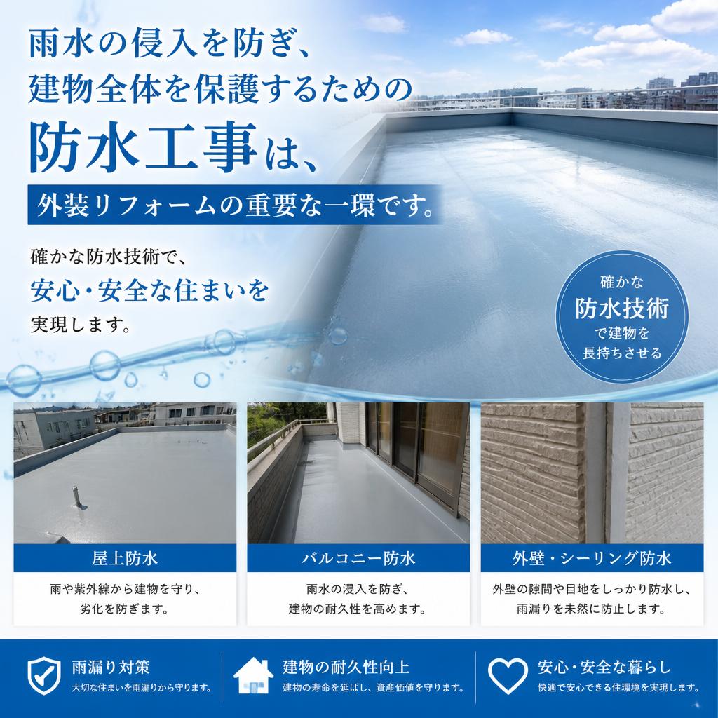 防水工事の重要性