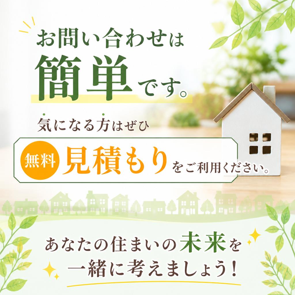 今すぐ無料見積もりを！