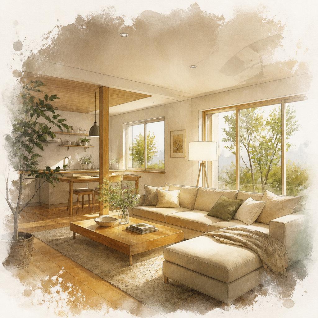 アートな仕上げで住まいの魅力を引き出す