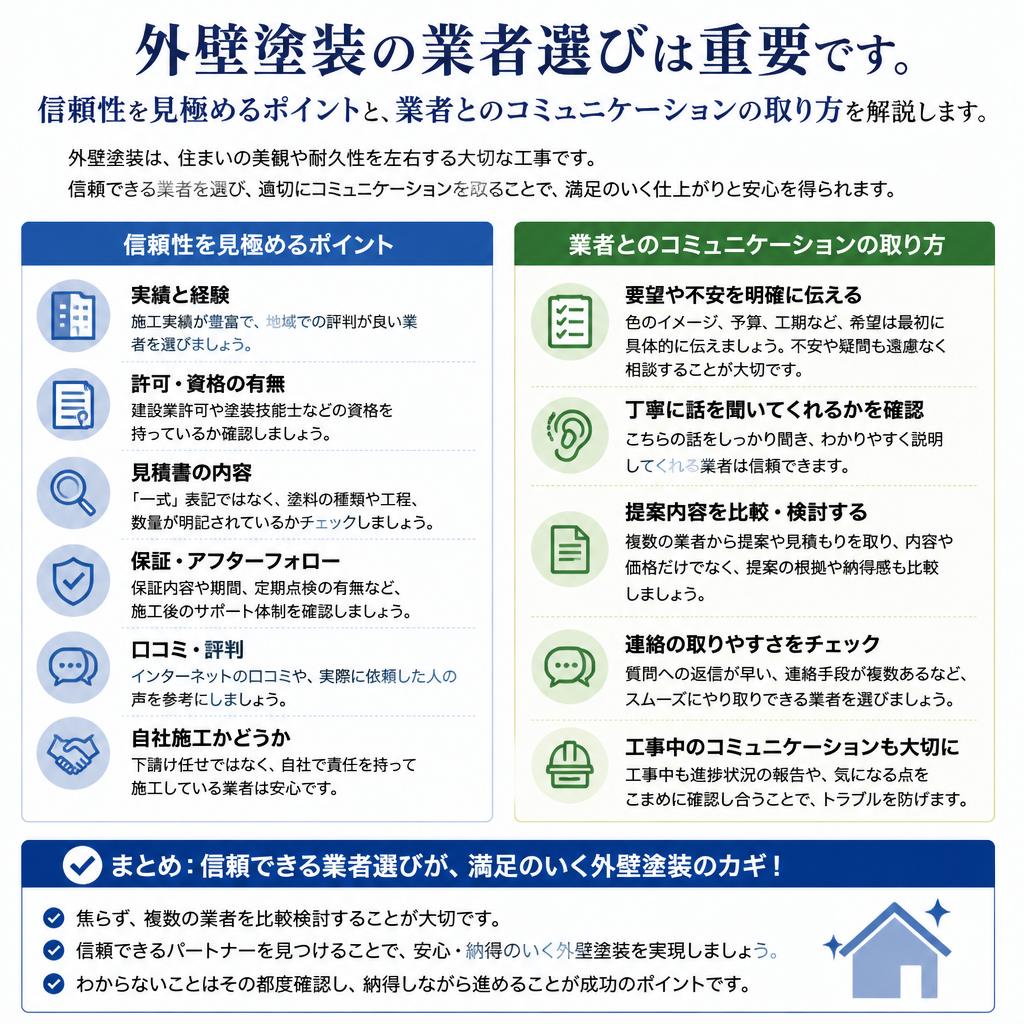 信頼できるプロの選び方