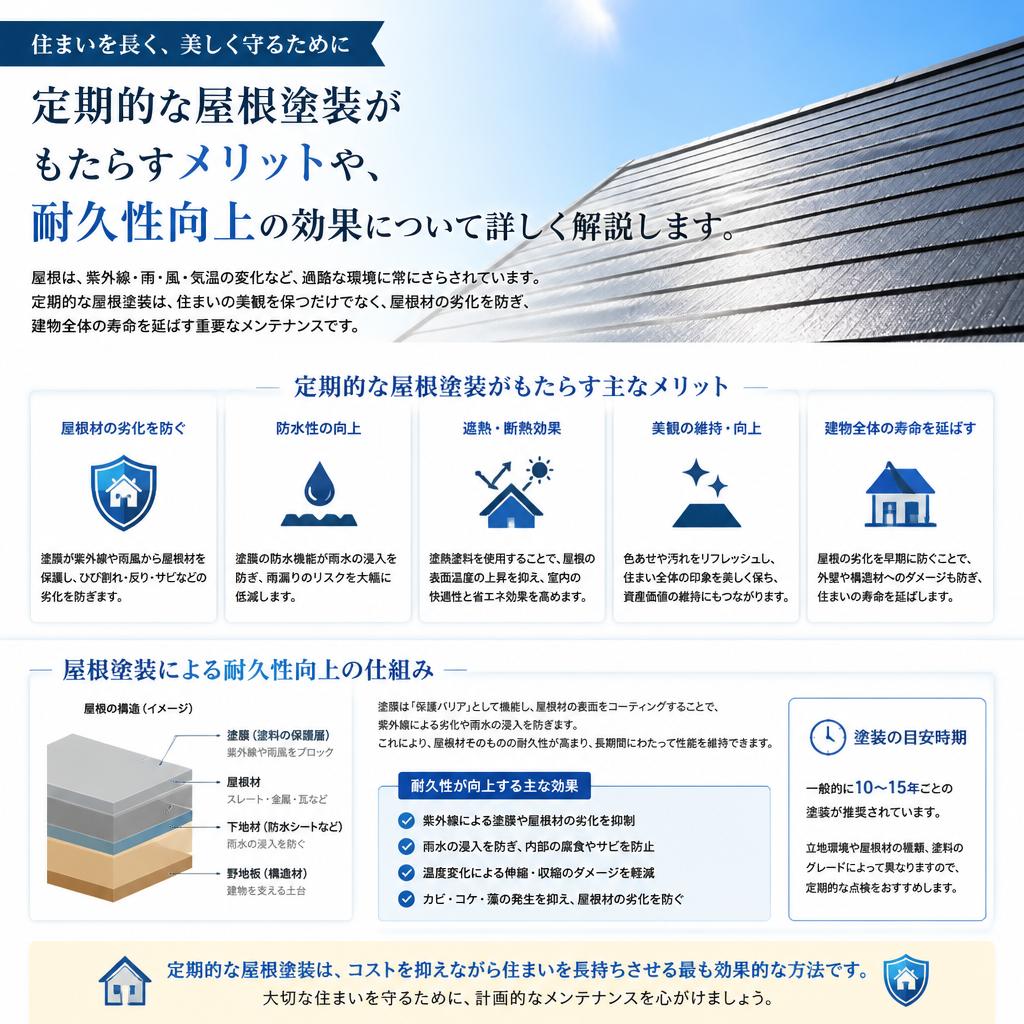 屋根塗装の重要性