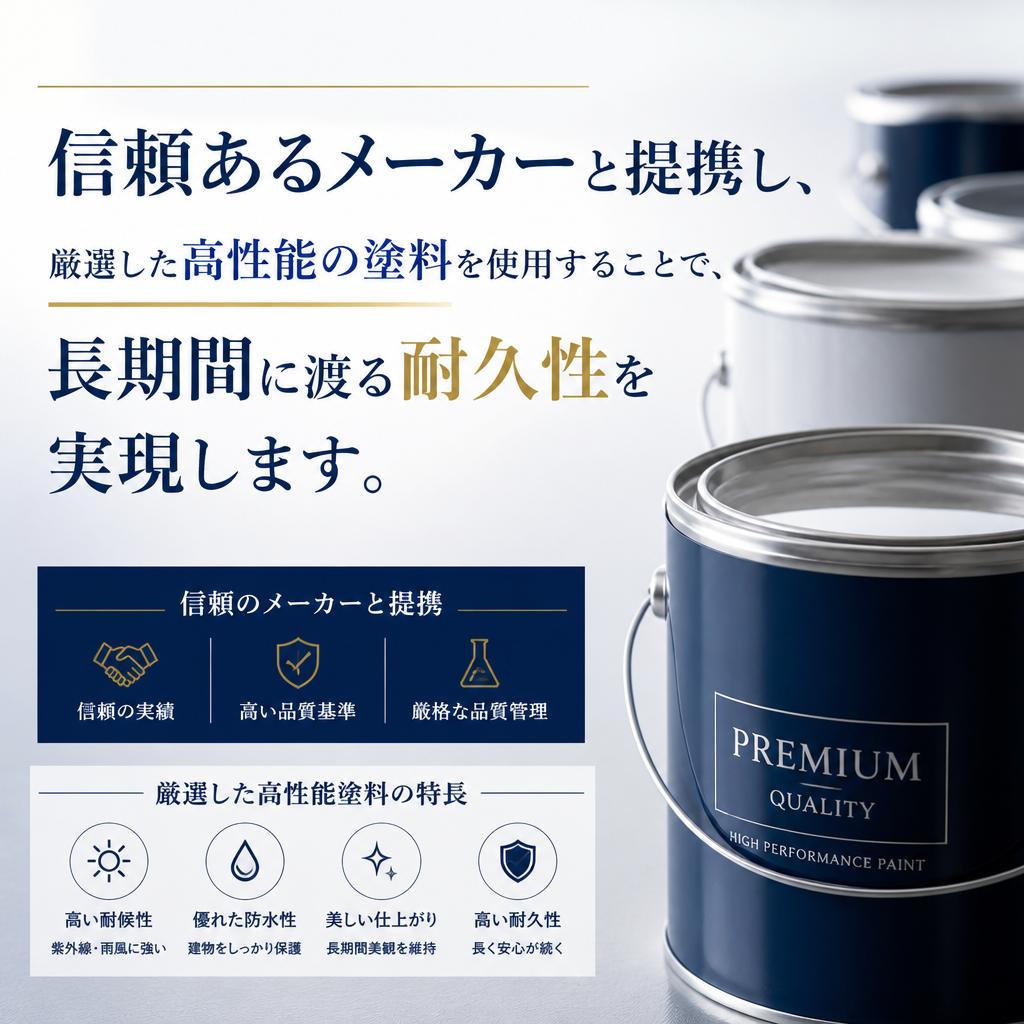 耐久性に優れた塗料の選定