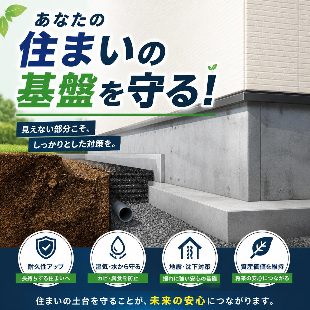 あなたの住まいの基盤を守る！