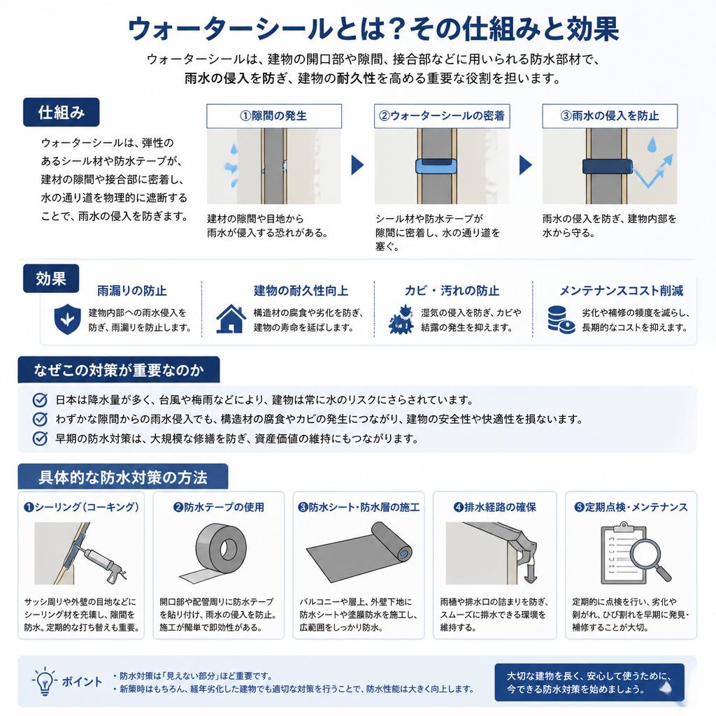 2. 床下浸水防止ウォーターシールとは？