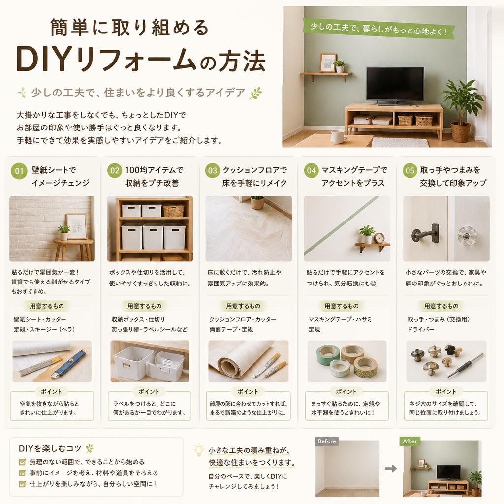 5. DIYリフォームのススメ