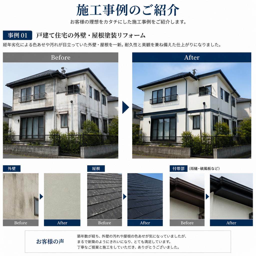 実際の施工事例を紹介