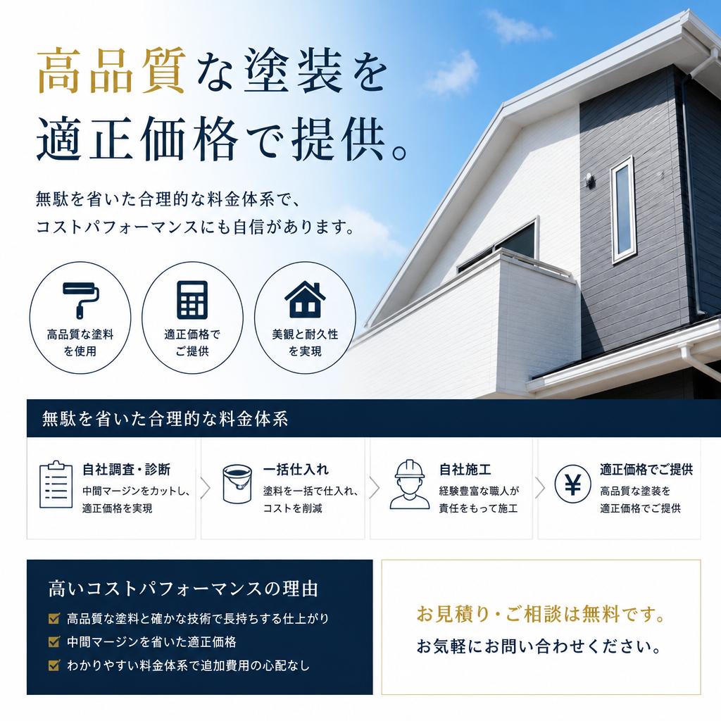 コストパフォーマンス—合理的な料金体系