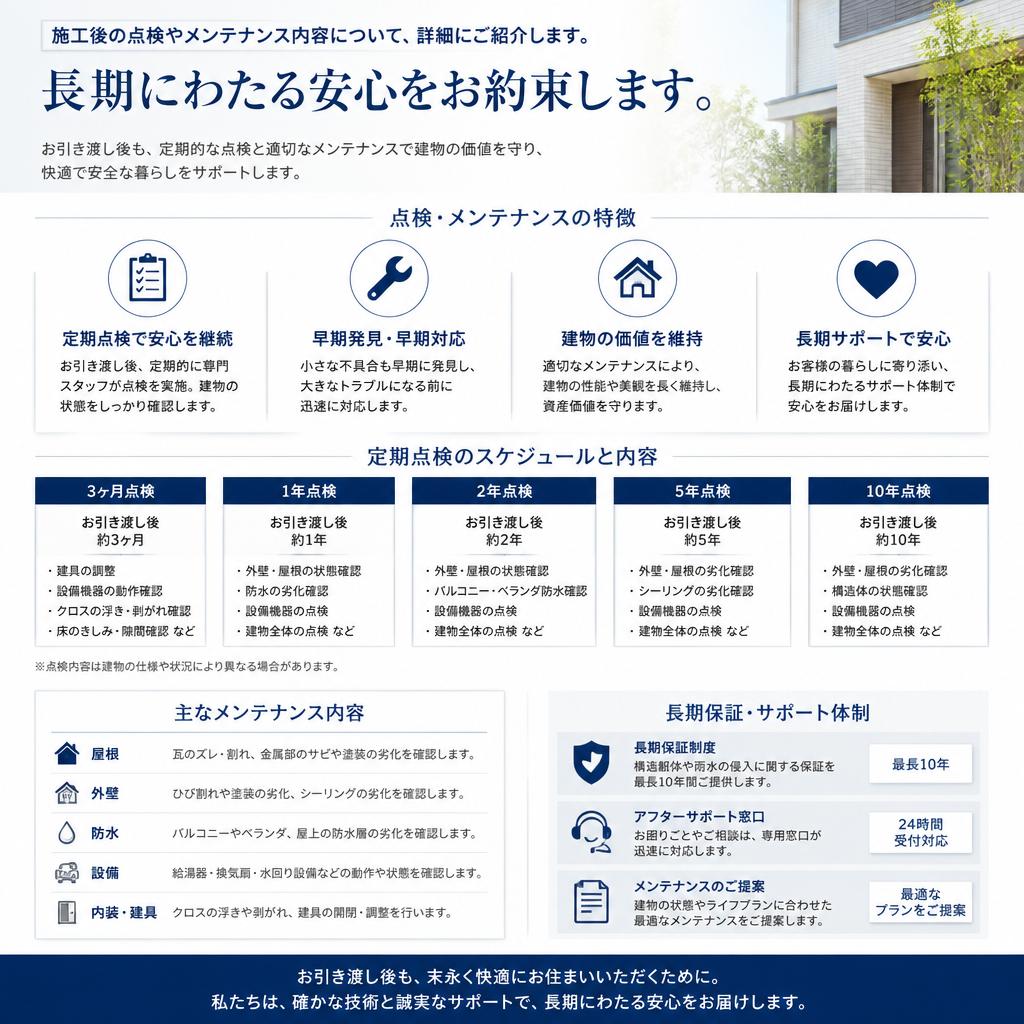 4. アフターサービスで安心を提供