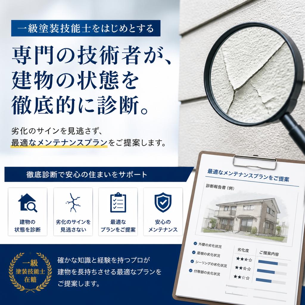 2. 当社の専門的な建物診断とは