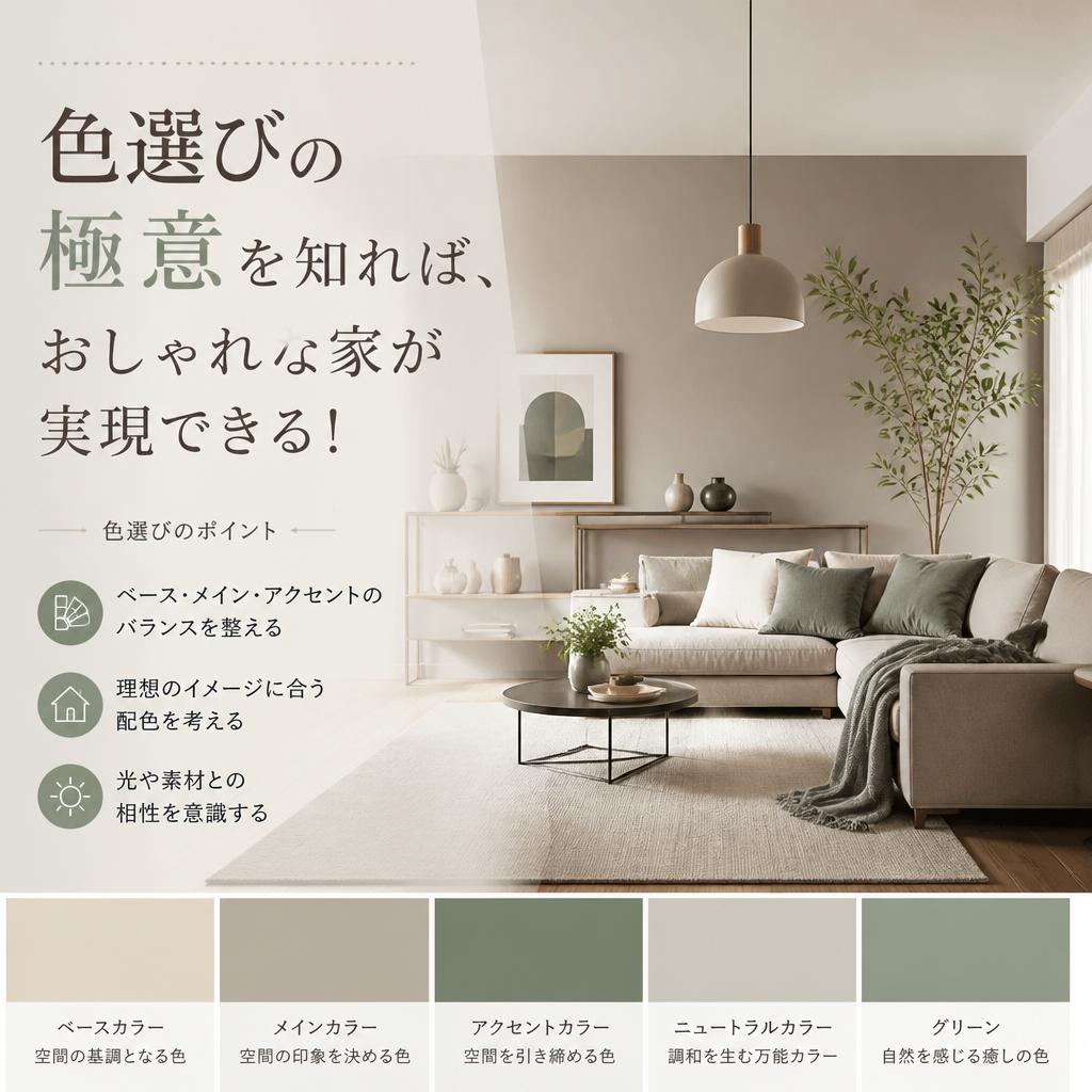 色選びの極意を知れば、おしゃれな家が実現できる！