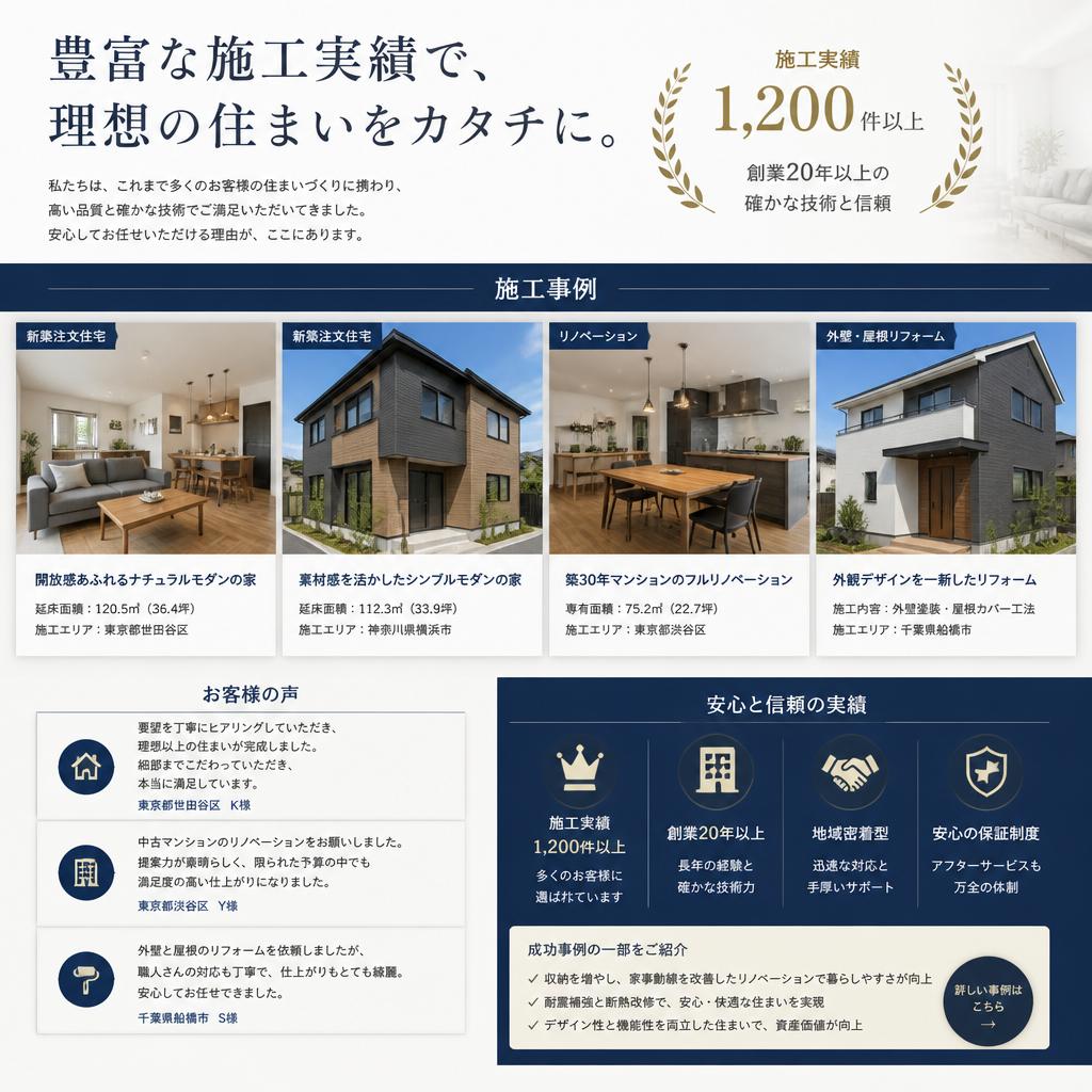 施工実績の紹介