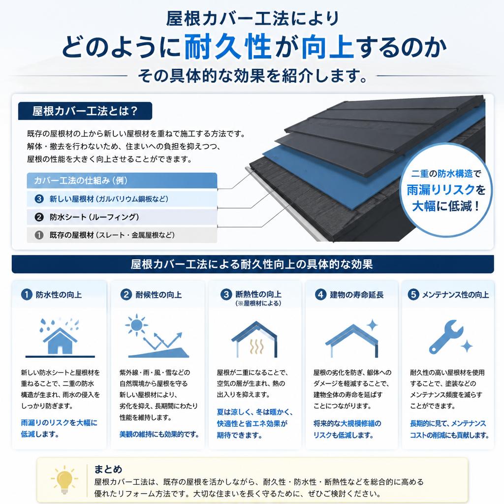 耐久性の高い屋根で安心生活