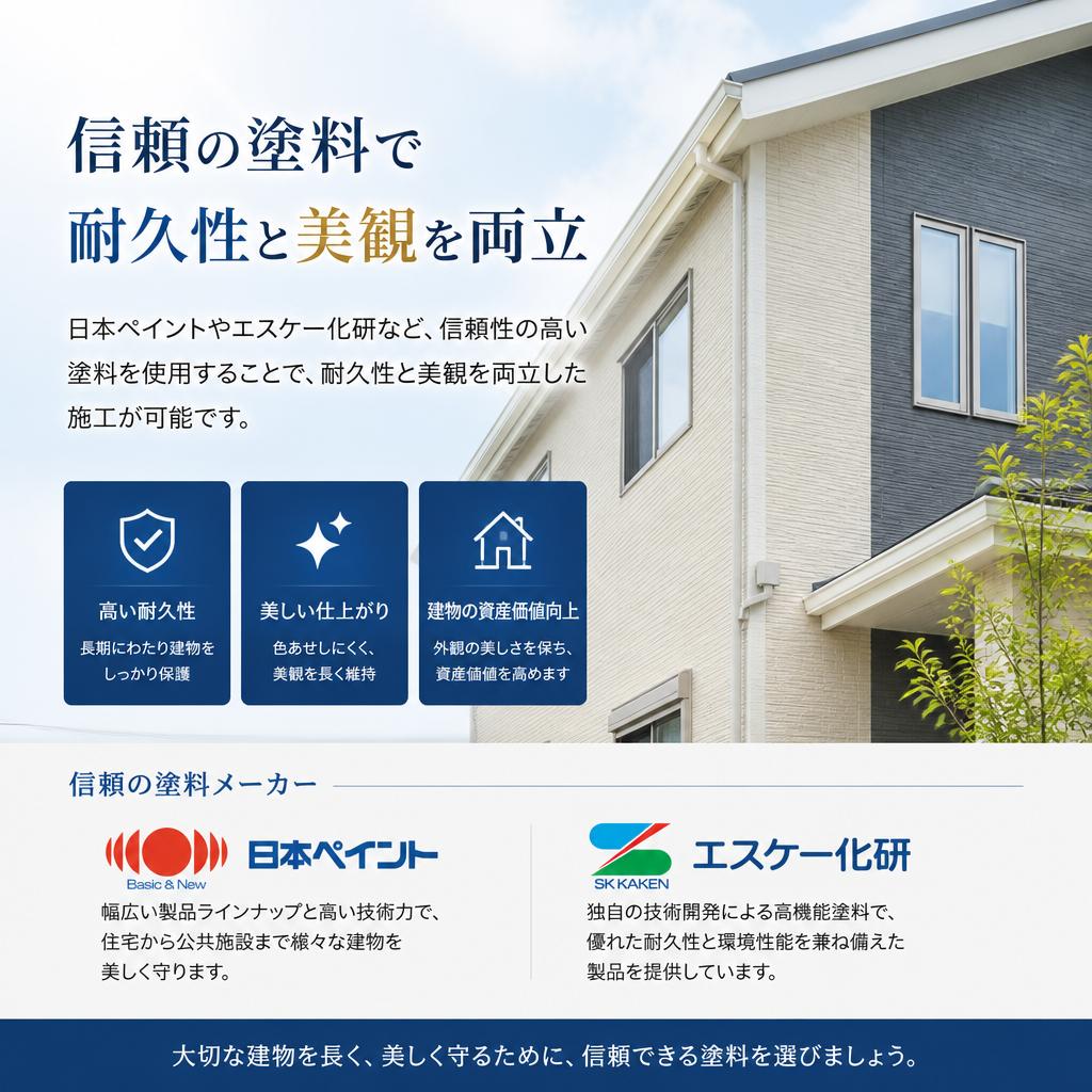 厳選した高品質塗料の魅力