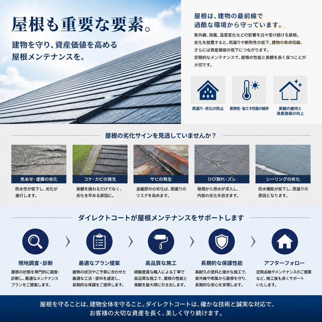 4. 屋根メンテナンスの重要性