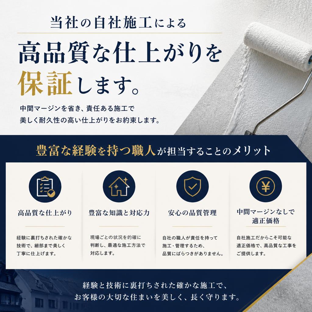 高品質な施工技術