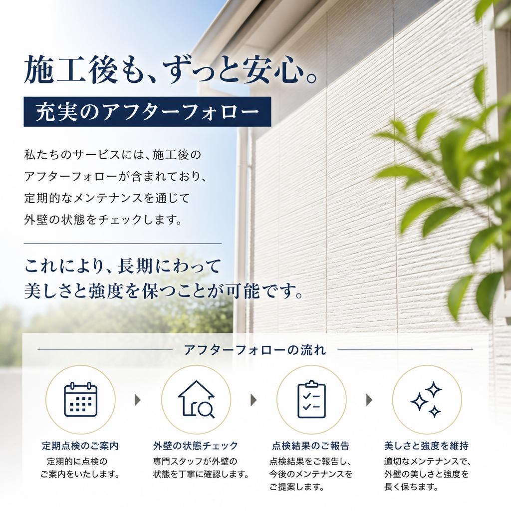アフターフォローサービスの重要性