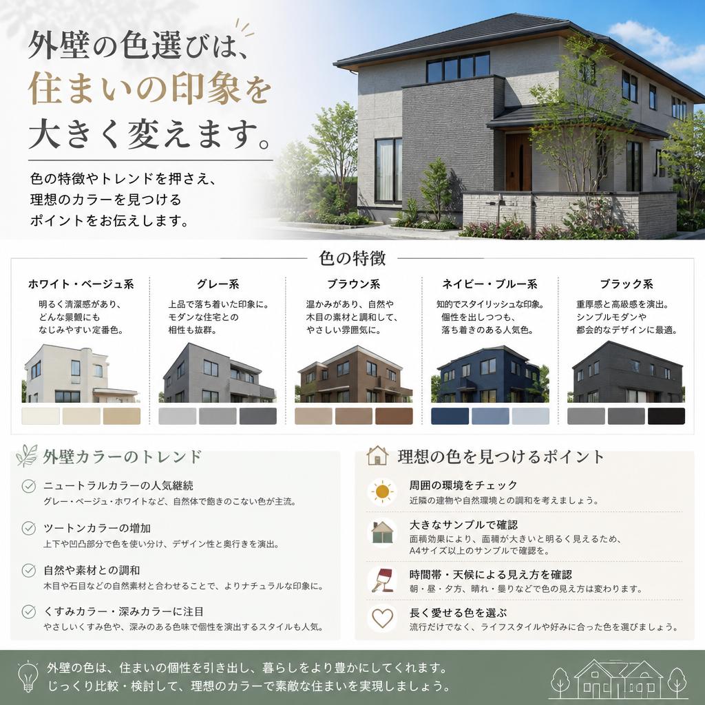 色選び：カラーが与える印象